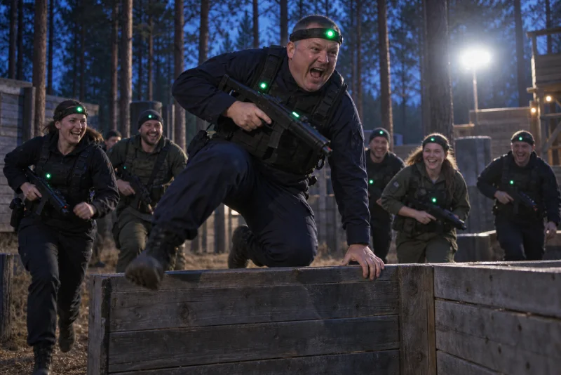 Программа «LASERTAG» — кадр с мероприятия ЦЕХ